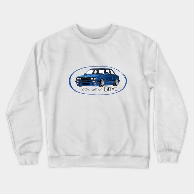 BMW E30 Crewneck Sweatshirt by JRWorks_